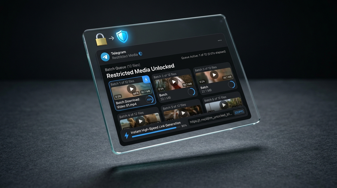Restricted Telegram Media Unlocked Preview